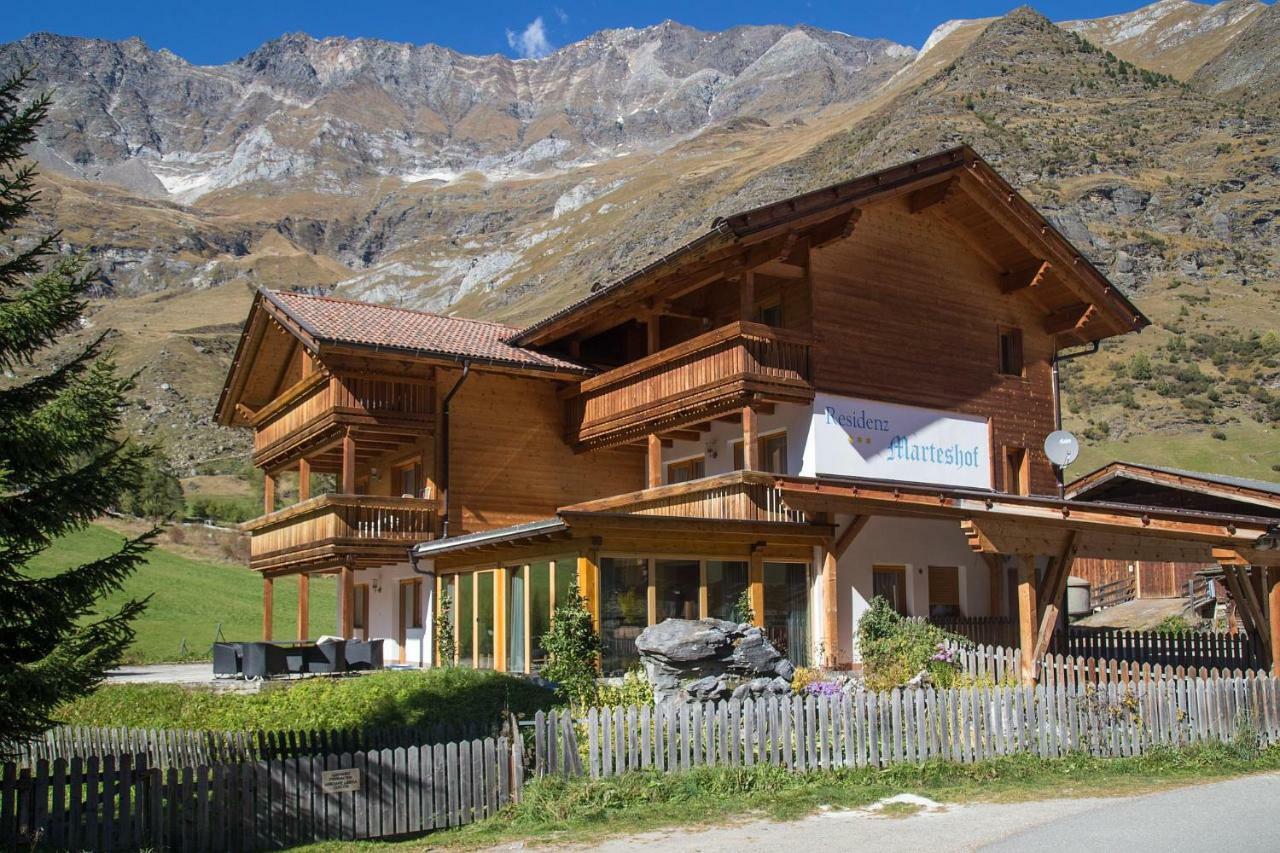 Apparthotel Marteshof Pfelders Kültér fotó